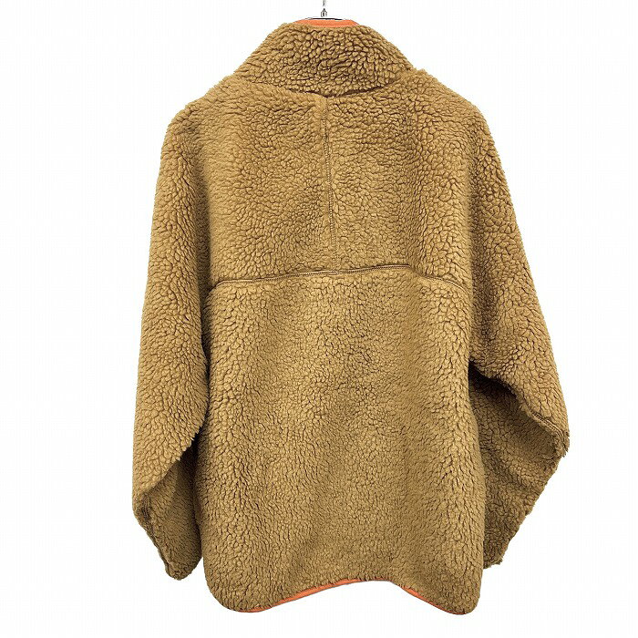 【中古】[印象AB] nano・universe ナノユニバース ボアジャケット レディース M ブラウン 茶 ポリ100% ハイネック ジップポケット キモノスリーブ 裏地無し 柔らかいタイプのメッシュ系の裏地 長袖 無地 undo-rowa-10063158 Undo Rowa 楽天市場店 サンプル画像2