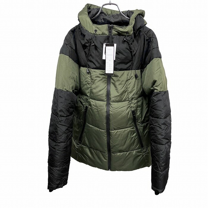Rakuten - 【新品】[印象N] DEREKNASH デレクナッシュ ジャケット / パーカー レディース XXL 2XL 3L グリーン 緑×黒 ポリ100% ジップポケット フードに調節ゴム 内ポケット無し 中綿入り 長袖 フルジップ 無地