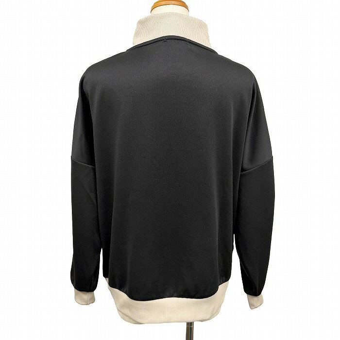 【中古】[印象A] ROPE PICNIC ロペピクニック ジャージジャケット レディース LL XL ブラック 黒×ベージュ ポリ100% ハイネック 袖にロゴテープ 長袖 undo-rowa-10064547 Undo Rowa 楽天市場店 サンプル画像3