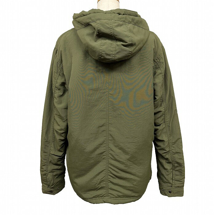 【中古】[印象AB] nano・universe ナノユニバース ジャケット / パーカー レディース LL XL グリーン 緑 ナイロン100%(裏地・中綿：ポリ100%) ハイネックフード フードと裾に調節紐 内ポケット×2 中綿入り 若干薄手 無地 長袖 undo-rowa-10064659 Undo Rowa 楽天市場店 サンプル画像3
