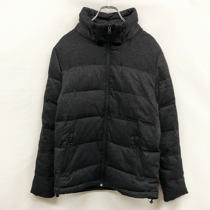 【期間限定特別セール!!＼★30%OFF★／対象商品|〜7月12日(土)09時59分まで】【中古】GAP ギャップ S レディース 女性 ジップアップ ダウンジャケット フード脱着可 無地 長袖 ダウン90%＋フェザー10% ヘザーチャコールグレー