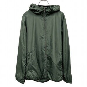 【開催中|本日05/18(日)00:00〜5/21(水)09:59\FASHION SPECIAL FAIR/最大20%OFFクーポン配布中】【中古】(株)アイシーシー パーカー フーデッドジャケット フリース裏地 ハイネックフード 無地 長袖 ポリ100% LL XL 2L グリーン 緑 レディース