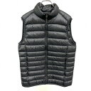 【中古】UNIQLO ユニクロ S メンズ ウルトラライトダウンベスト ノースリーブジャケット 無地 ナイロン100%(ダウン90%+フェザー10%) ブラック...