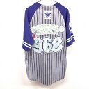 【中古】MOMOIRO CLOVER Z OFFICIAL BASEBALL UNIFORM 2016 SPRING ももいろクローバーゼット - メンズ ベースボールシャツ 半袖 グレー×紺×緑