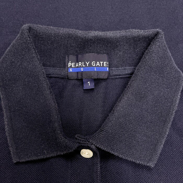 ����š�PEARLY GATES GOLF �ѡ��꡼������ ����� 1(158��1166) ��ǥ����� �Ρ����꡼�� �ݥ������ ���λ� ������ ��100% �ͥ��ӡ��ߥ���� ��