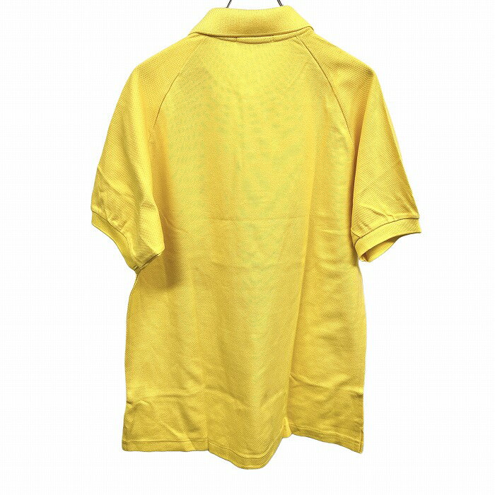 【開催中＼楽天イーグルス感謝祭／全品ポイント10倍|〜11/16 23時59分まで|11/20(木)開催Black Fridayクーポン配布中】マンシングウェア グランドスラム 【新品/訳アリ】 ゴルフ ポロシャツ 鹿の子 ラグラン ペンギン 半袖 綿100% L イエロー 黄×紫 メンズ