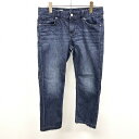 【もうすぐ終了|全品ポイント10倍|〜05/16(金)01:59まで\5月お買い物マラソン/100円〜2,000円OFFクーポン配布中】【中古】GAP ギャップ 29 レディース デニム パンツ ジーンズ ジーパン 裾カットオフ 若干ストレッチ USED加工 綿×ポリウレタン ブルー 青(4)