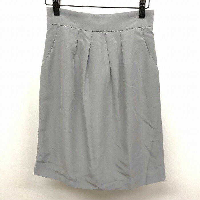 Rakuten - 【スーパーSALE★35%OFF★対象商品】【新品】[印象N] PROPORTION BODY DRESSING プロポーションボディドレッシング タイトタックスカート レディース 3 ネイビーグレー系 グレー系 レーヨン×ポリ ひざ丈 後ろファスナー 薄手 裏地付き