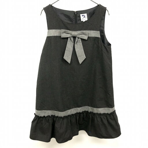 【期間限定特別セール!!\★35%OFF★/対象商品|〜7月12日(土)09時59分まで】【中古】Arnold Palmer アーノルドパーマー 2 レディース ノースリーブワンピース 裏地付き 裾フレア ポリ×レーヨン メランジ チャコールグレー 【期間限定特別セール!!\★35%OFF★/対象商品|〜7月12日(土)09時59分まで】【中古】Arnold Palmer アーノルドパーマー 2 レディース ノースリーブワンピース 裏地付き 裾フレア ポリ×レーヨン メランジ チャコールグレー