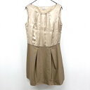 【中古】MACKINTOSH PHILOSOPHY マッキントッシュフィロソフィー 38 レディース 薄手 ノースリーブワンピース アセテート×キュプラ×ポリ ...