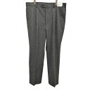 【新品】SPEZZATO MACKENZIE ウールスラックス パンツ テーパード 1タック 無地 毛×ナイロン×ポリウレタン 97 ヘザーグレー メンズ