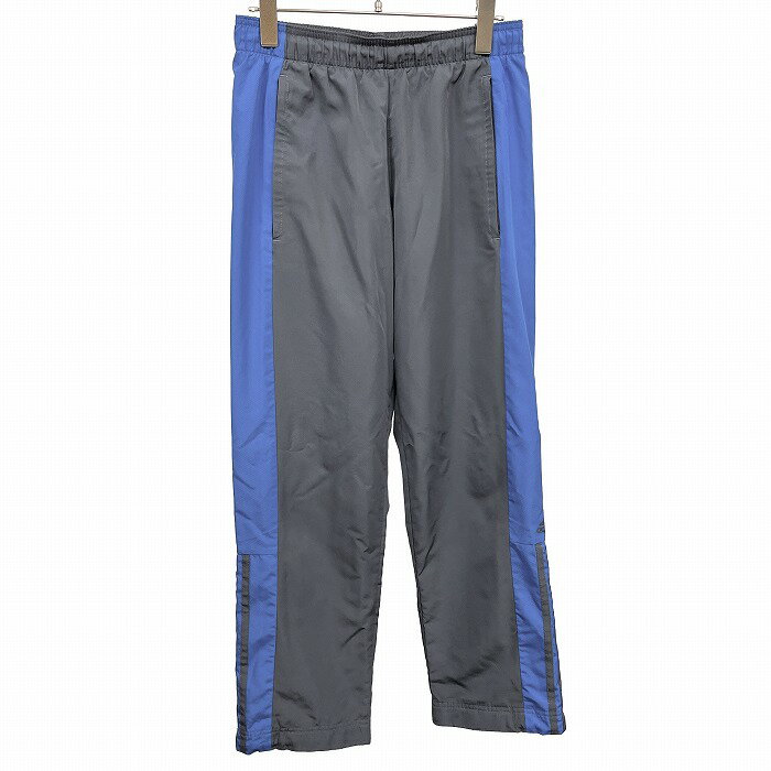 樂天商城 - 【中古】[印象AB] adidas アディダス パンツ レディース S ブルー 青×グレー ポリ100% メッシュ裏地 裾に調節紐 ファスナーなど無し スポーツ