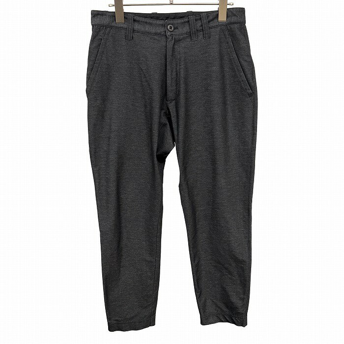 樂天商城 - 【中古】[印象AB] Jackman ジャックマン パンツ / ボトムス メンズ S ヘザーブラック 杢黒 綿×ポリ 少し薄手 テーパード 無地 ジップフライ