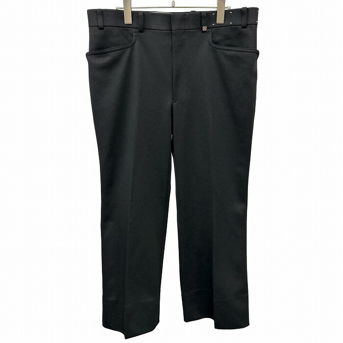 Rakuten - 【中古】[印象AB] Munsingwear マンシングウェア パンツ メンズ 92 ブラック 黒 ポリ100% ゴルフ 微起毛 若干厚手 僅かにフレア 無地 ジップフライ