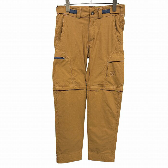 Rakuten - 【中古】[印象AB] HELLY HANSEN ヘリーハンセン アウトドアパンツ レディース SS XS ブラウン ポリアミド×エラスタン ひざ下が脱着可 メッシュポケット リップストップ ストレッチ ジップフライ テーパード OBS オリンピック放送機構