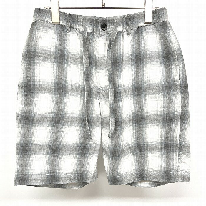 【中古】ハレ HARE テーパードショーツ ハーフパンツ チェック 少し薄手 綿×キュプラ(裏地：ポリ×綿) S ネイビーグレー×グレー×ホワイト メンズ 商品データ ブランド HARE （ ハレ ） 商品タイトル ハレ HARE テーパードショーツ ハーフパンツ チェック 少し薄手 綿×キュプラ(裏地：ポリ×綿) S ネイビーグレー×グレー×ホワイト メンズ カラー ネイビーグレー×グレー×ホワイト サイズ表記 S 実寸サイズ （タグ表記：S）・裾幅27.5cm・ウエスト70〜87cm・股上28cm・股下22cm・ヒップ112cm・わたり幅33cm 素材 綿×キュプラ(裏地：ポリ×綿) 状態 【 AB 】 USED品で若干の使用感がありますが、全体的に綺麗でまだまだ十分ご着用頂けそうな状態です。 商品状態・ディテールなど （※実測寸法など、多少の誤差はご容赦下さい。）（※商品は衣類の場合は全て畳んで保管しており、服飾雑貨も靴以外は必要に応じ畳んで保管しております。保管や梱包による畳み皺などはご了承下さい。）●気になったダメージの場所と種類： 　・所々：- 　・全体：- 　・フロントポケット：- 　・バックポケット：- 　・ヒップ：- 　・腿：左サイドに薄点シミの箇所 　・膝：- 　・脛：- 　・裾：- 　・裏地：- 　・内側：-●その他ディテール：ウエストにゴムと紐、ジップフライ●付属品など：-●その他：- 管理番号 PS02385 お取引について まとめ買い・送料サービス ・複数点ご購入の場合は同梱発送も可能です。・その他、合計ご購入金額が3,980円(税込)以上の場合は送料無料（当店負担。沖縄、離島は無料ではなく送料300円で、税込み9,800円以上ご購入の場合はその他地域と同様送料無料）のサービスも実施していますので、是非ご検討ください（※送料サービス適用時の配達方法は梱包完了時に当店で改めて決定させていただくこととなります）。・メール便（クロネコゆうパケットまたは飛脚ゆうパケット便）での発送が可能な商品を含む複数点をご購入の場合、メール便での同梱発送は不可です。そのため、同梱発送はメール便以外の配達方法となります。 送料 ・ショッピングカート画面内のお届け方法変更画面にて各配送方法の送料が確認可能です。 楽天市場のシステム仕様により全商品につき、お客様側で明示的にお届け方法を変更しない限り最安送料が自動適用されております（※複数ご購入の場合も同様）。 メール便の最安送料は佐川急便の飛脚ゆうパケット便のためメール便での発送が可能な商品は飛脚ゆうパケット便が自動適用されますが、同様のサービスのメール便としてヤマト運輸のクロネコゆうパケットもご選択可能です。「飛脚ゆうパケット便」「クロネコゆうパケット」は、集荷会社は異なりますがお届けはどちらも日本郵便となる関係上、到着目安は発送完了後3〜7日程となっており、料金は異なりますが同じサービスです。応援したい配送会社のサービスをお選びください。 当店ではご注文完了後に発送方法について改めてご提案することはなくご注文内容通りの配送方法での発送となりますので、ご注文の際は念のためお届け方法変更画面にてご希望の配送方法をお探しいただき概ね想定通りの到着となるようご注文いただくのがお勧めです。 尚、3,980円以上（沖縄宛は9,800円以上）のお買い物で送料無料となりますので、宜しければ複数ご注文もご検討ください。 商品の梱包と発送 ・商品の梱包は原則的にビニール袋等に封入のうえ、封筒または紙袋での梱包となります。 靴の場合、箱付きは段ボールでの梱包となりますが、箱無しは原則的にビニール袋＋封筒または紙袋での梱包となります。 メガネ類の場合は緩衝材で保護のうえ段ボールでの梱包となります。 ギフト包装、その他梱包方法のご指定は不可でございますのでご了承ください。 ・発送はご入金確認後、1〜2営業日以内となります。（※ご入金が当店の定休日前日、および当日の場合は定休日明けの発送となります。その他状況によりすぐに発送できない場合は「ご登録のメールアドレス宛」等へご連絡をさせていただきます。配達日のご指定が必要な場合はお日にちの余裕がある際のご購入がお勧めです。※メール便（クロネコゆうパケットまたは飛脚ゆうパケット便）は日時指定不可。） ・佐川急便の飛脚ゆうパケット便をご選択の場合、諸般の状況により予告無くヤマト運輸のクロネコゆうパケットでの発送に切り替えさせていただく場合がありますが、その際の差額費用は当店負担となりますのでその点ご安心ください。 その他 ・他のECモールと同時出品しています。在庫連動に5分程時間が掛かりますので、万一同時に他のお客様からもご注文をお受けすることとなりました場合はご注文時間が早いお客様への販売となります。誠に恐れ入りますがその点ご了承ください。ご返金時のご案内は「ご登録のメールアドレス宛」となります。・当店からの連絡は原則「ご登録のメールアドレス宛」となります。然るべきタイミングで当店からのメールが届かない場合は迷惑メールフォルダなどに振り分けられていないか、「ご登録のメールアドレス」に誤りがないかなどご確認ください。・お届けの商品に万一問題がございました際は、お手数ではございますがその旨、および詳細な状況をご連絡ください。・お客様から当店へのご連絡方法はお電話以外とさせていただいております（※状況の整理、把握、認識齟齬回避、及び取引記録保存の必要性の観点からお電話でのご連絡はお受けしていないものとなります。誠に恐れ入りますがご了承ください）。