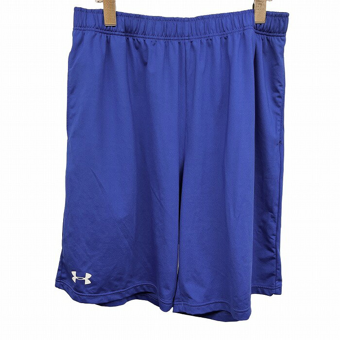 Rakuten - 【スーパーSALE★35%OFF★対象商品】【中古】[印象AB] UNDER ARMOUR アンダーアーマー ショーツ / ショートパンツ / ハーフパンツ メンズ L ブルー 青 ポリエステル×ポリウレタン ファスナーなど無し バックポケット無し 薄手