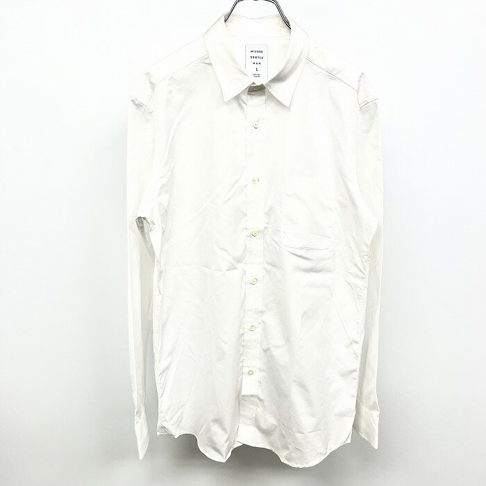 【中古】ミスタージェントルマン MISTER GENTLE MAN ドレスシャツ ワイシャツ 長袖 