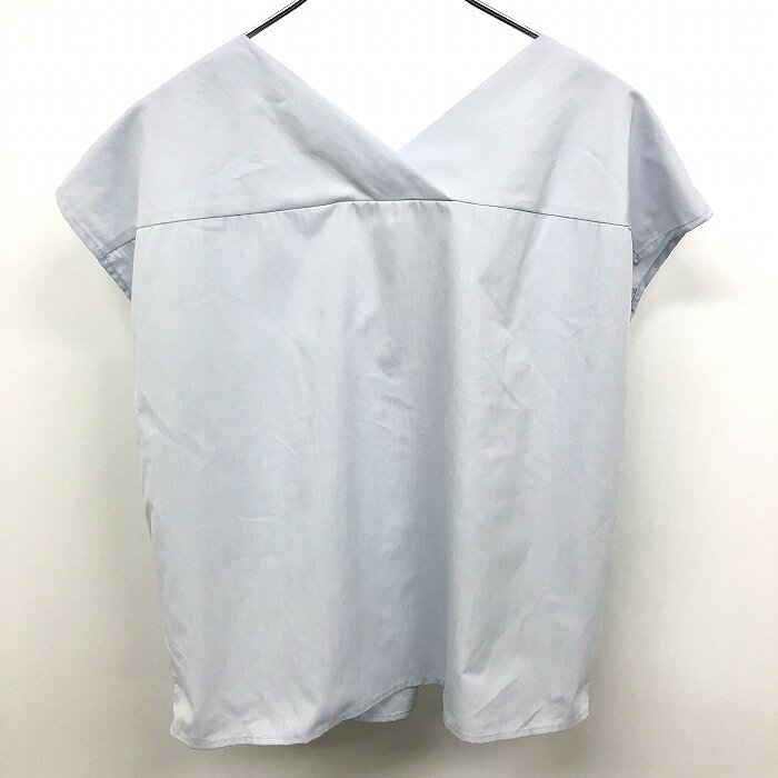 【楽天スーパーSALE＼35%OFF／対象商品】【中古】[印象AB] ROPE PICNIC ロペピクニック プルオーバー / ブラウス / シャツ レディース 38 杢紺 ポリ100% 若干薄手 ツイストフロント 両面V ネック キモノスリーブ 半袖 undo-rowa-10050796 Undo Rowa 楽天市場店 サンプル画像2