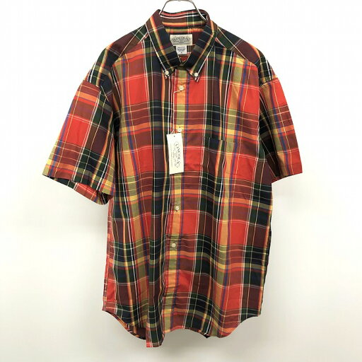【全品ポイント10倍|開催中|〜06/27(金)01:59まで\6月お買い物マラソン/100円〜2,000円OFFクーポン配布中】【新品】LINCOLN リンカーン L メンズ シャツ オーバーサイズ チェック ボタンダウン 半袖 胸ポケット 日本製 綿100% 赤系×緑×青×白×黄 【全品ポイント10倍|開催中|〜06/27(金)01:59まで\6月お買い物マラソン/100円〜2,000円OFFクーポン配布中】【新品】LINCOLN リンカーン L メンズ シャツ オーバーサイズ チェック ボタンダウン 半袖 胸ポケット 日本製 綿100% 赤系×緑×青×白×黄