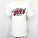 【中古】LEVI'S リーバイス S レディース 女性 半袖Tシャツ カットソー ロゴプリント 英字 レンガイラスト 丸首 クルーネック 綿100% ホワイト 白 商品データ ブランド LEVI'S （ リーバイス ） 商品タイトル LEVI'S リーバイス S レディース 女性 半袖Tシャツ カットソー ロゴプリント 英字 レンガイラスト 丸首 クルーネック 綿100% ホワイト 白 カラー ホワイト 白 サイズ表記 S 実寸サイズ （タグ表記：S）・肩幅40.5cm・着丈64cm・身幅44cm・袖丈19cm 素材 綿100% 状態 【 B 】 USED品でそれなりの使用感がありますが、まだご着用頂けそうな状態です。 商品状態・ディテールなど （※実測寸法など、多少の誤差はご容赦下さい。）（※商品は全て畳んで保管しております。保管による畳み皺などはございます。その点ご了承下さい。）・ダメージ：- ・ディテール：- 管理番号 TS03668 お取引について まとめ買い・送料サービス ・複数点ご購入の場合は同梱発送も可能です。・その他、合計ご購入金額が3,980円(税込)以上の場合は送料無料（当店負担。沖縄、離島は無料ではなく送料300円で、税込み9,800円以上ご購入の場合はその他地域と同様送料無料）のサービスも実施していますので、是非ご検討ください（※送料サービス適用時の配達方法は梱包完了時に当店で改めて決定させていただくこととなります）。・メール便（クロネコゆうパケットまたは飛脚ゆうパケット便）での発送が可能な商品を含む複数点をご購入の場合、メール便での同梱発送は不可です。そのため、同梱発送はメール便以外の配達方法となります。 送料 ・ショッピングカート画面内のお届け方法変更画面にて各配送方法の送料が確認可能です。 楽天市場のシステム仕様により全商品につき、お客様側で明示的にお届け方法を変更しない限り最安送料が自動適用されております（※複数ご購入の場合も同様）。 メール便の最安送料は佐川急便の飛脚ゆうパケット便のためメール便での発送が可能な商品は飛脚ゆうパケット便が自動適用されますが、同様のサービスのメール便としてヤマト運輸のクロネコゆうパケットもご選択可能です。「飛脚ゆうパケット便」「クロネコゆうパケット」は、集荷会社は異なりますがお届けはどちらも日本郵便となる関係上、到着目安は発送完了後3〜7日程となっており、料金は異なりますが同じサービスです。応援したい配送会社のサービスをお選びください。 当店ではご注文完了後に発送方法について改めてご提案することはなくご注文内容通りの配送方法での発送となりますので、ご注文の際は念のためお届け方法変更画面にてご希望の配送方法をお探しいただき概ね想定通りの到着となるようご注文いただくのがお勧めです。 尚、3,980円以上（沖縄宛は9,800円以上）のお買い物で送料無料となりますので、宜しければ複数ご注文もご検討ください。 商品の梱包と発送 ・商品の梱包は原則的にビニール袋等に封入のうえ、封筒または紙袋での梱包となります。 靴の場合、箱付きは段ボールでの梱包となりますが、箱無しは原則的にビニール袋＋封筒または紙袋での梱包となります。 メガネ類の場合は緩衝材で保護のうえ段ボールでの梱包となります。 ギフト包装、その他梱包方法のご指定は不可でございますのでご了承ください。 ・発送はご入金確認後、1〜2営業日以内となります。（※ご入金が当店の定休日前日、および当日の場合は定休日明けの発送となります。その他状況によりすぐに発送できない場合は「ご登録のメールアドレス宛」等へご連絡をさせていただきます。配達日のご指定が必要な場合はお日にちの余裕がある際のご購入がお勧めです。※メール便（クロネコゆうパケットまたは飛脚ゆうパケット便）は日時指定不可。） ・佐川急便の飛脚ゆうパケット便をご選択の場合、諸般の状況により予告無くヤマト運輸のクロネコゆうパケットでの発送に切り替えさせていただく場合がありますが、その際の差額費用は当店負担となりますのでその点ご安心ください。 その他 ・他のECモールと同時出品しています。在庫連動に5分程時間が掛かりますので、万一同時に他のお客様からもご注文をお受けすることとなりました場合はご注文時間が早いお客様への販売となります。誠に恐れ入りますがその点ご了承ください。ご返金時のご案内は「ご登録のメールアドレス宛」となります。・当店からの連絡は原則「ご登録のメールアドレス宛」となります。然るべきタイミングで当店からのメールが届かない場合は迷惑メールフォルダなどに振り分けられていないか、「ご登録のメールアドレス」に誤りがないかなどご確認ください。・お届けの商品に万一問題がございました際は、お手数ではございますがその旨、および詳細な状況をご連絡ください。・お客様から当店へのご連絡方法はお電話以外とさせていただいております（※状況の整理、把握、認識齟齬回避、及び取引記録保存の必要性の観点からお電話でのご連絡はお受けしていないものとなります。誠に恐れ入りますがご了承ください）。