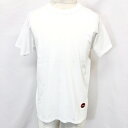【中古】FRUIT OF THE LOOM フルーツオブザルーム M メンズ 男性 Tシャツ カットソー ロゴ刺繍 Coca-Cola コカ・コーラ 丸首 半袖...