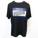 【中古】PUMA プーマ O (XL) メンズ Tシャツ カットソー 名札風プリント HELLO my name is PUMA 半袖 ポリエステル×ポリウレタ...