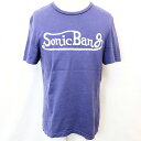 【中古】NICOLE CLUB FOR MEN ニコルクラブフォーメン Free メンズ Tシャツ パイソン柄の英字プリント Sonic Bang 丸首 半袖 ...