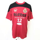 【中古】J.LEAGUE OFFICIAL GOODS ジェイリーグ公式グッズ M メンズ 男性 Tシャツ カットソー サッカー 名古屋グランパスエイト 半袖 ポリ100 赤