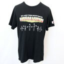 【中古】氣志團現象2012 激的バーニングライブハウスツアー キシダン XL メンズ Tシャツ 両面プリント 音楽 丸首 半袖 日本製 綿100 ブラック 黒