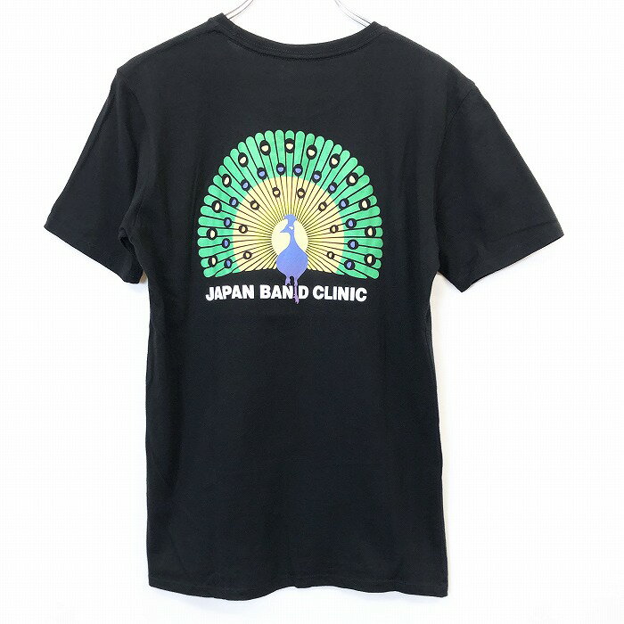 【開催予定＼Black Friday|ブラックフライデー|11/20(木)20時00〜／期間中使える最大2千円OFFクーポン配布中】【中古】MATFIA'S - S メンズ(レディース？) Tシャツ 音楽 『JAPAN BAND CLINIC / 日本吹奏楽指導者クリニック』 丸首 半袖 綿100% ブラック 黒