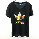 【まもなく終了|全品ポイント10倍|〜05/16(金)01:59まで\5月お買い物マラソン/100円〜2,000円OFFクーポン配布中】【中古】adidas T...