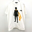 【もうすぐ終了|期間限定特別セール!!\☆★半額★☆/対象商品|~7月12日(土)09時59分まで】【中古】BANDAI × 2012「009 RE:CYBORG」製作委員会 - M メンズ Tシャツ サイボーグ009 映画 石ノ森章太郎 プリント 半袖 綿100% 杢オフホワイト