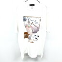 【明後日11/04(火)20:00~11/11(火)01:59まで\11月お買い物マラソン/100円~2,000円OFFクーポン配布中】【新品/訳アリ】arma bianca - XXXL 3XL 4L レディース Tシャツ SHAMAN KING シャーマンキング チョコラブマクダネル 丸首 半袖 綿100% 白