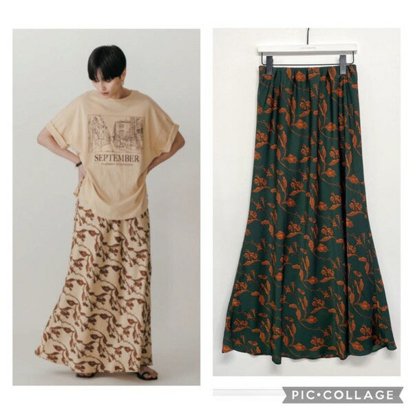 Rakuten - 【13800→9660】CHIGNON(シニヨン)/vintage柄バイアスマーメイドSK