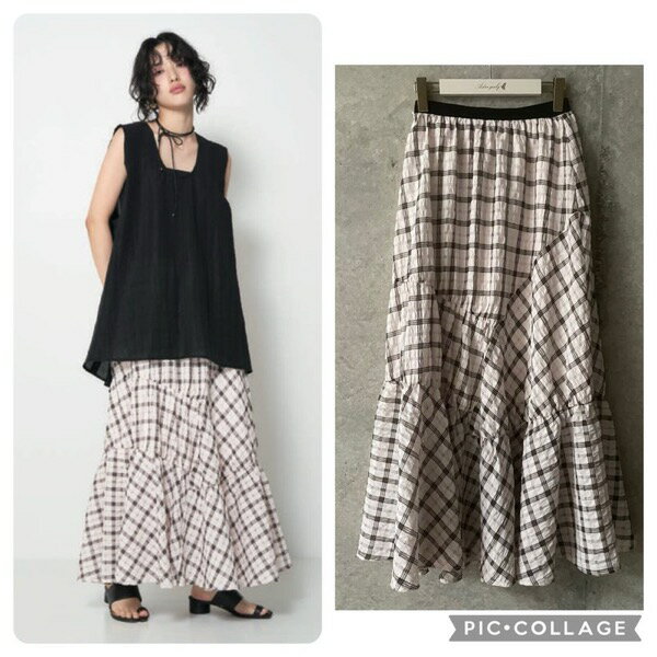 Rakuten - 【17800→12460】CHIGNON(シニヨン)/チェックボリュームSK