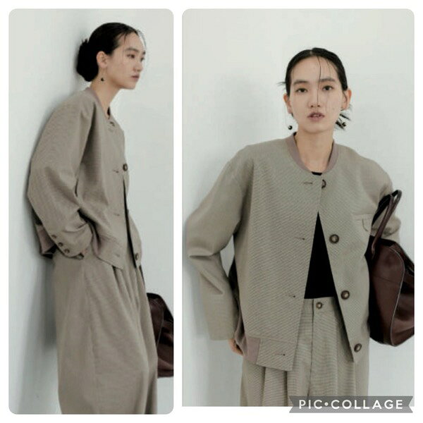Rakuten - 【23000→16100】CHIGNON(シニヨン)/チェックジャケットブルゾン