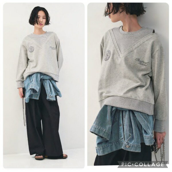 【予約販売】CHIGNON(シニヨン)/刺繍ロゴスウェットPO(8月中入荷予定)のサムネイル