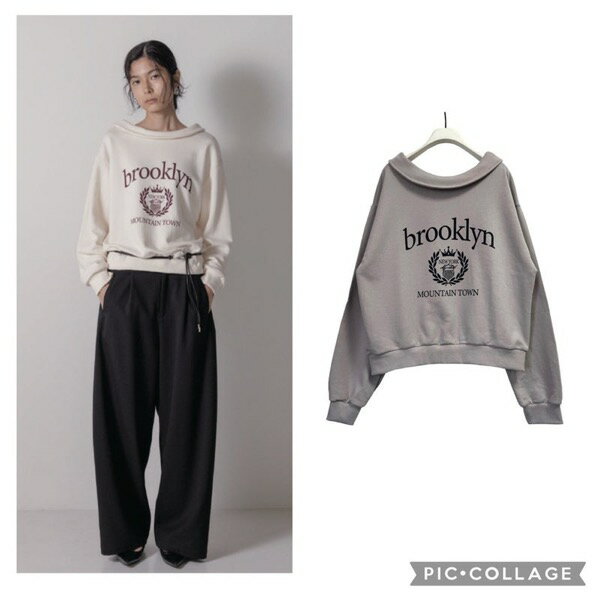 【予約販売】CHIGNON(シニヨン)/カレッジロゴ裏毛PO(9月末入荷予定)のサムネイル