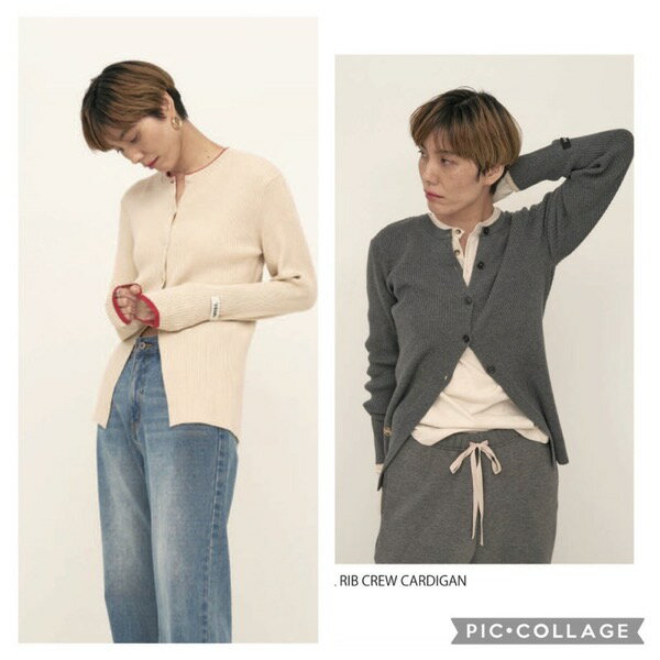 【予約販売】YENN(イエン)/WOOL RIB CREW CD(10月中入荷予定)のサムネイル