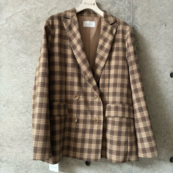 【予約販売】CHIGNON(シニヨン)/チェックダブルJK(10月上入荷予定)のサムネイル