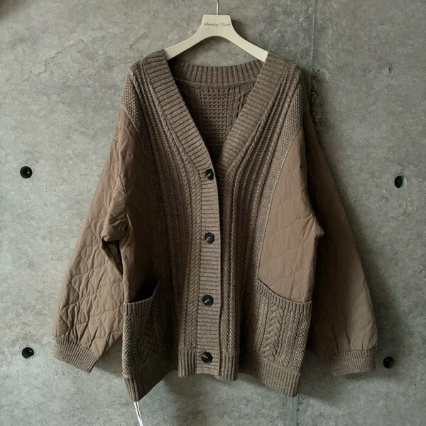 【予約販売】CHIGNON(シニヨン)/中綿ケーブルニットCD(10月上入荷予定)のサムネイル