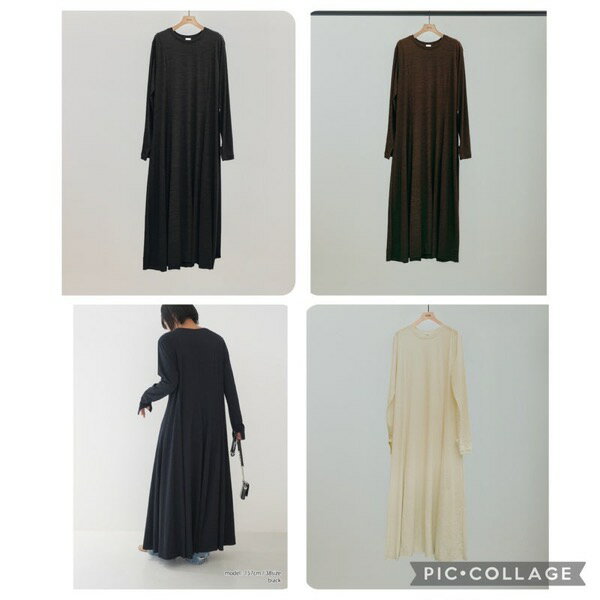 【予約販売】YENN(イエン)/SLUB FLARE DRESS(10月末入荷予定)のサムネイル