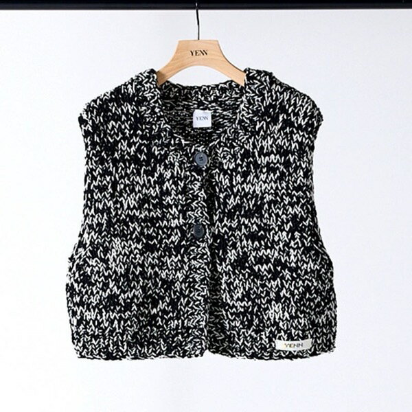 【予約販売】YENN(イエン)/MIX HAND KNIT VEST(12月上入荷予定)のサムネイル