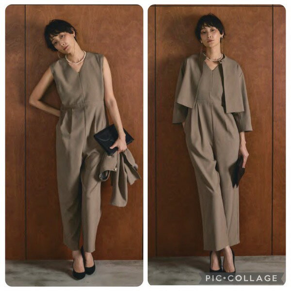 【予約販売】CHIGNON(シニヨン)/JK付きサロペット(12月上入荷予定)のサムネイル