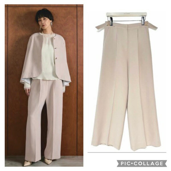 【予約販売】CHIGNON(シニヨン)/ベルト付きワイドPT(12月上入荷予定)のサムネイル