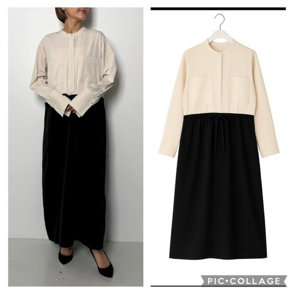 【予約販売】CHIGNON(シニヨン)/パールロングシャツOP(11月下入荷予定)のサムネイル