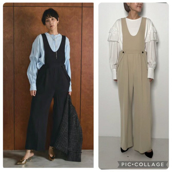 【予約販売】CHIGNON(シニヨン)/ボタンサロペット(12月上入荷予定)のサムネイル