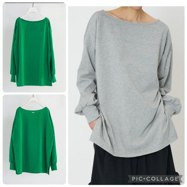 【予約販売】CHIGNON(シニヨン)/度詰天竺ボートネックロンT(2月中入荷予定)のサムネイル