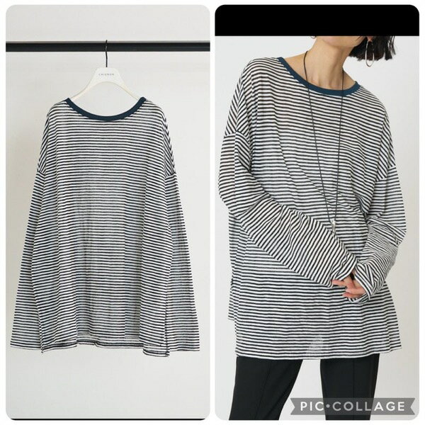 【予約販売】CHIGNON(シニヨン)/シアーボーダーTee(2月中入荷予定)のサムネイル